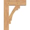 Ekena Millwork Merced Block Smooth Bracket w/ Offset Brace, Western Red Cedar, 7 1/2"W x 24"D x 32"H BKT0806X24X32MRC05SWR - alternate 3